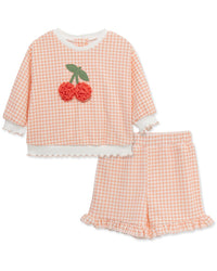 Little Me 2Pc Cherry Active Set