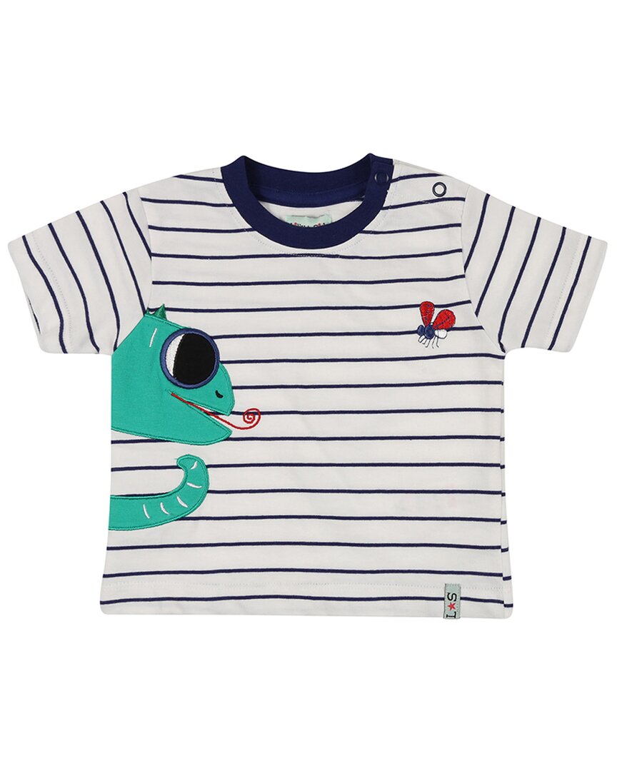 Lilly And Sid 2Pc Lizard Applique T-Shirt & Chambray Short Set