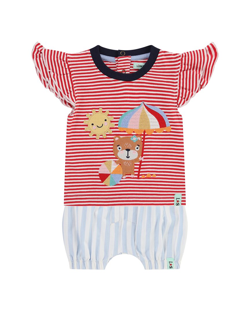 Lilly And Sid 2Pc Lilly Stripe Short Set