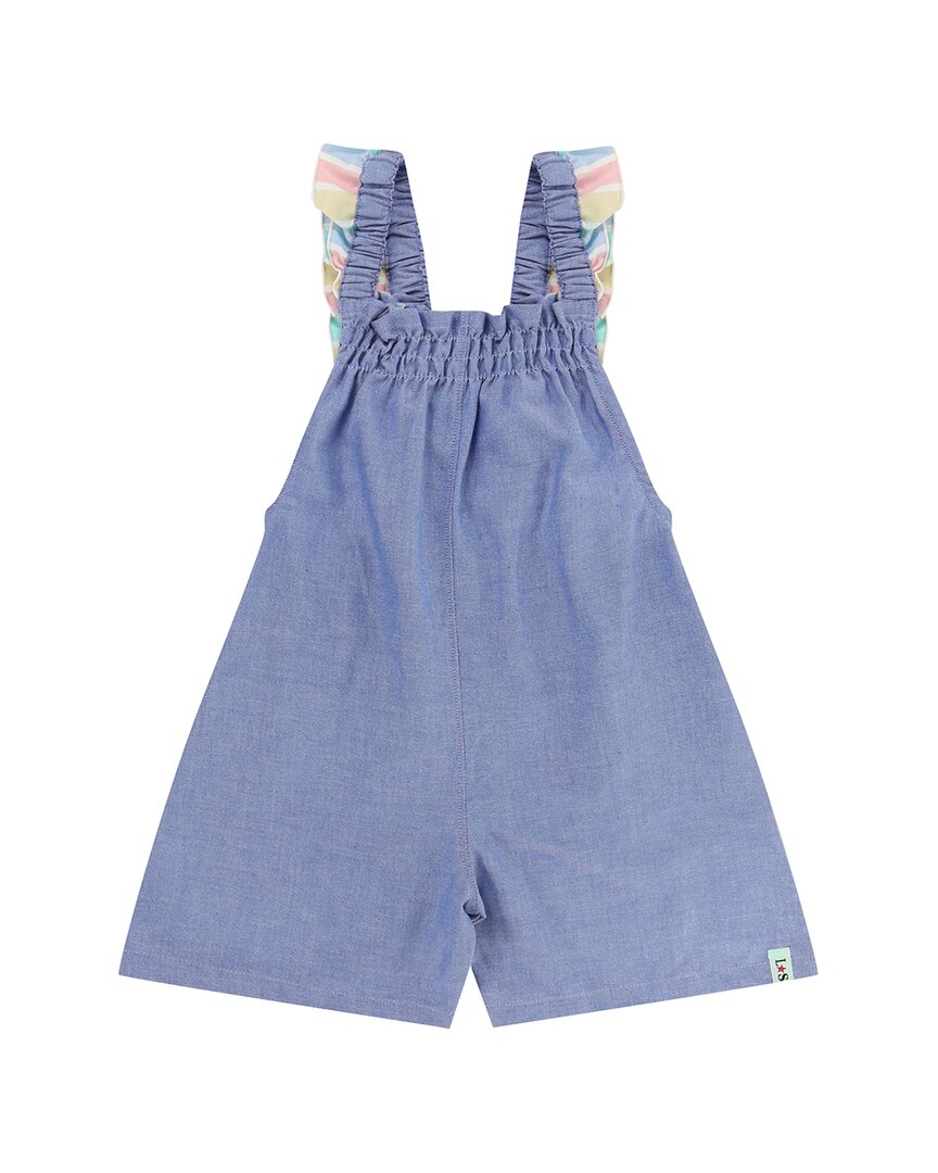 Lilly And Sid Stripe Chambray Jumpsuit