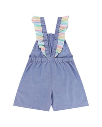 Lilly And Sid Stripe Chambray Jumpsuit