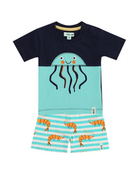 Lilly And Sid Jellyfish Short Set