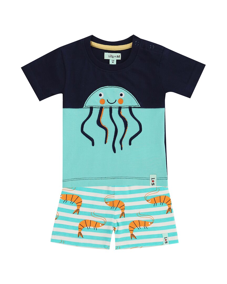 Lilly And Sid Jellyfish Short Set