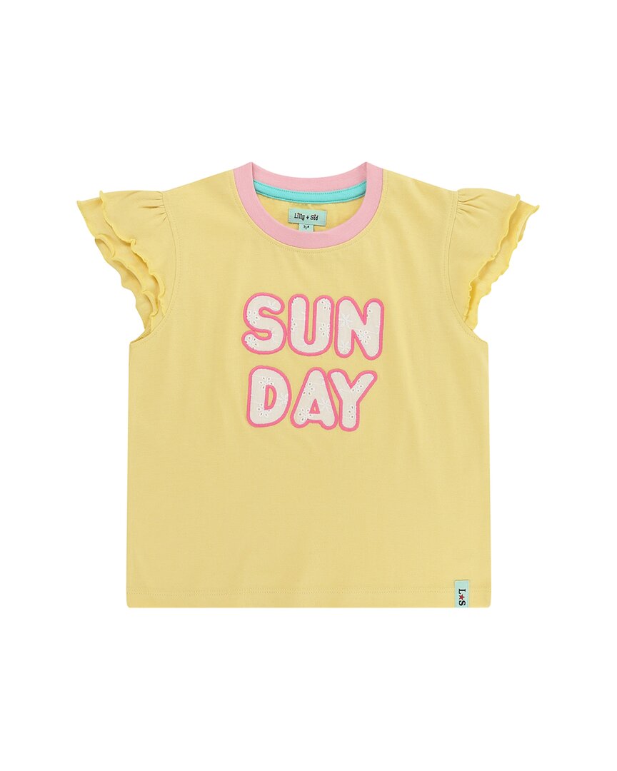 Lilly And Sid Sunday Applique T-Shirt