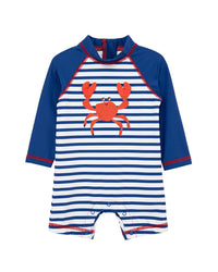 Little Me Crab Rashguard Suit