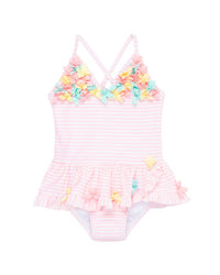 Little Me 3D Multi Swimsuit