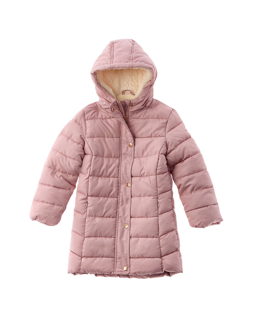 Kensie Girl Hd Quilted Coat 2T Pink