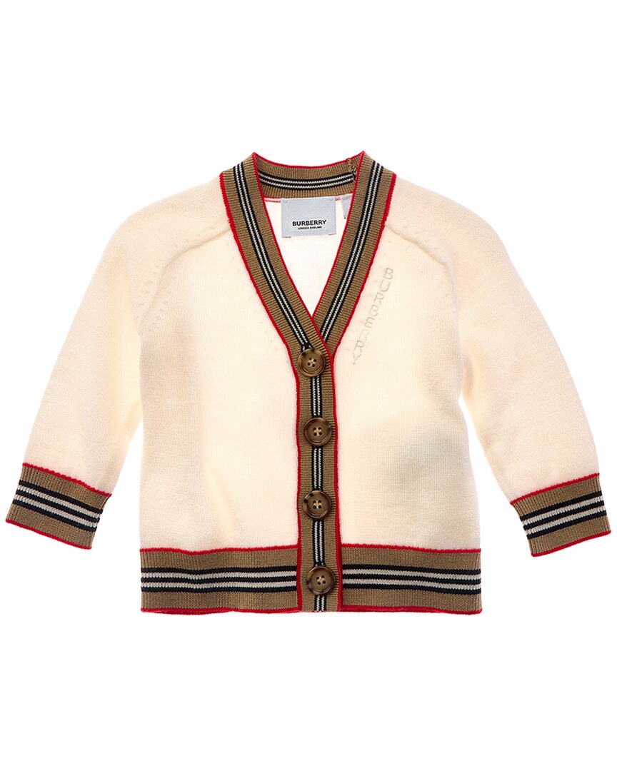 Burberry Wool Cardigan 3 - 6 M White