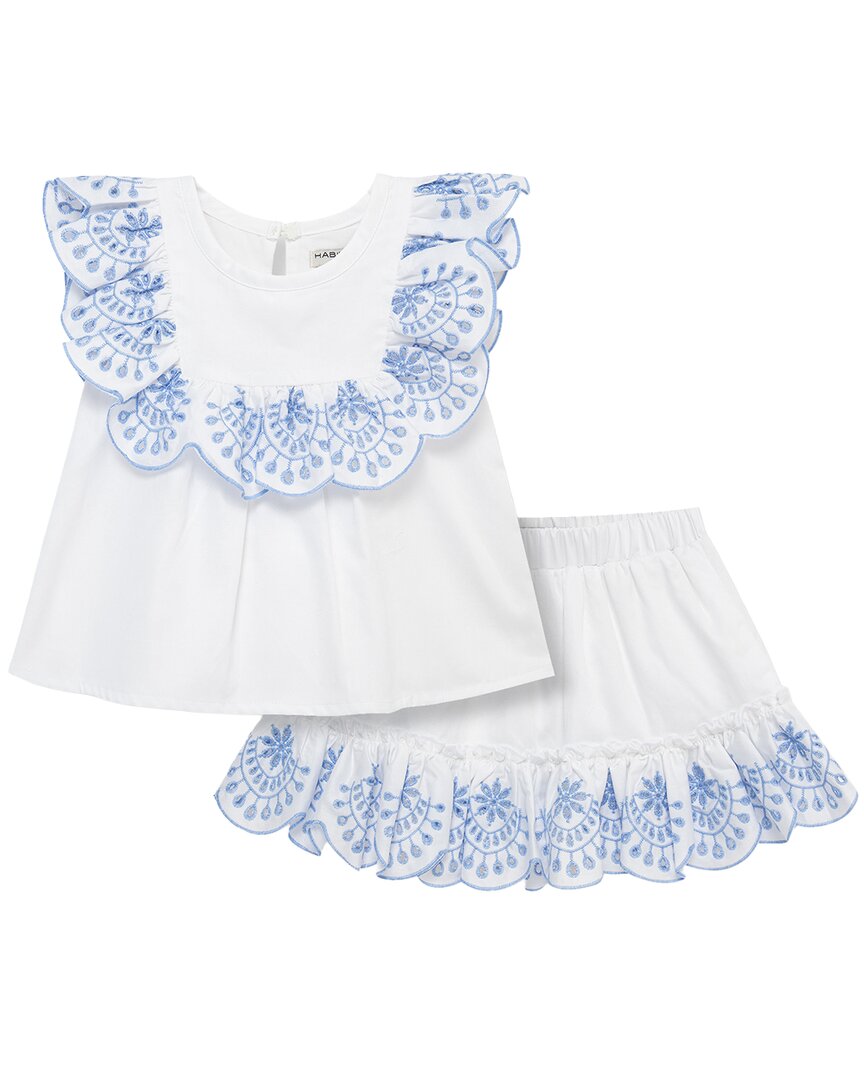 Habitual Habitual 2Pc Eyelet Skirt Set