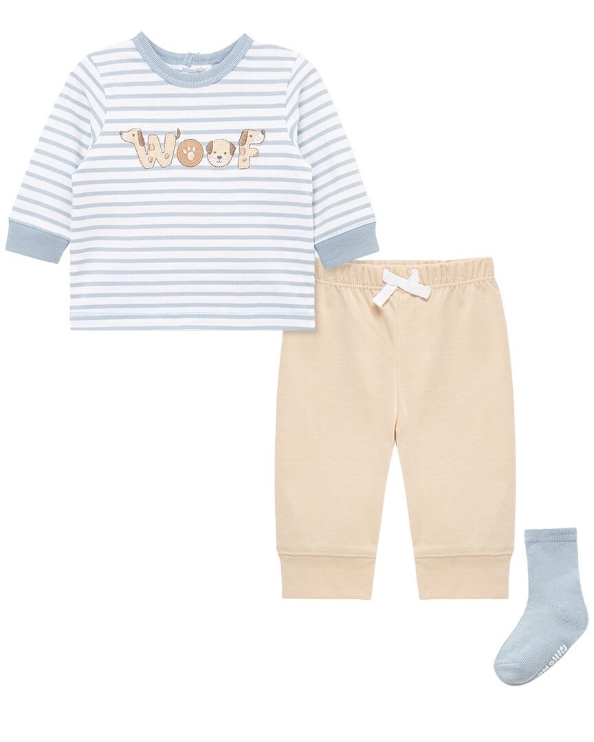 Little Me Woof Jogger Set Sock