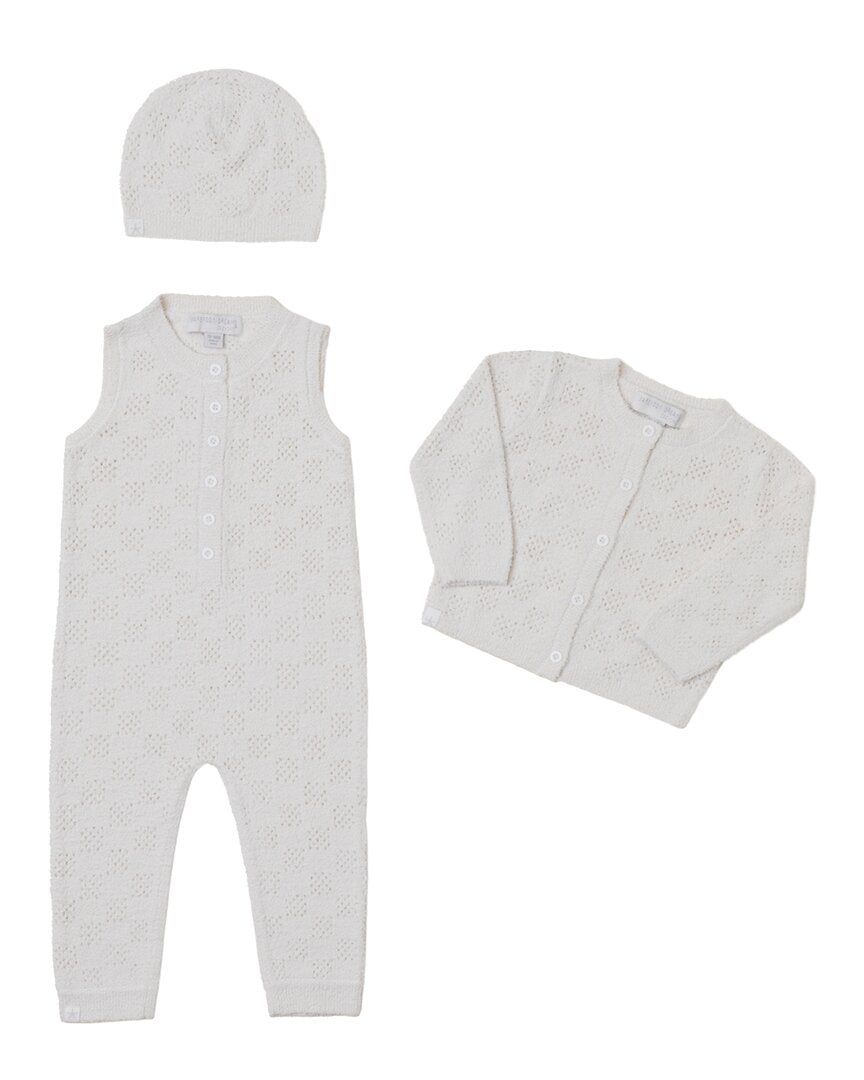 Barefoot Dreams Barefoot Dreams Cozychic Checkered Pointelle Baby Set