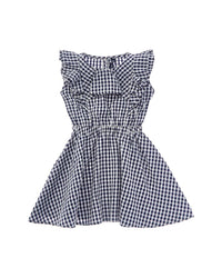 Duffield Lane Stacy Dress Blue 5 (Little Girl M)