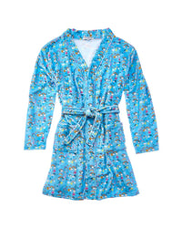 Preppy Goose Plush Bathrobe