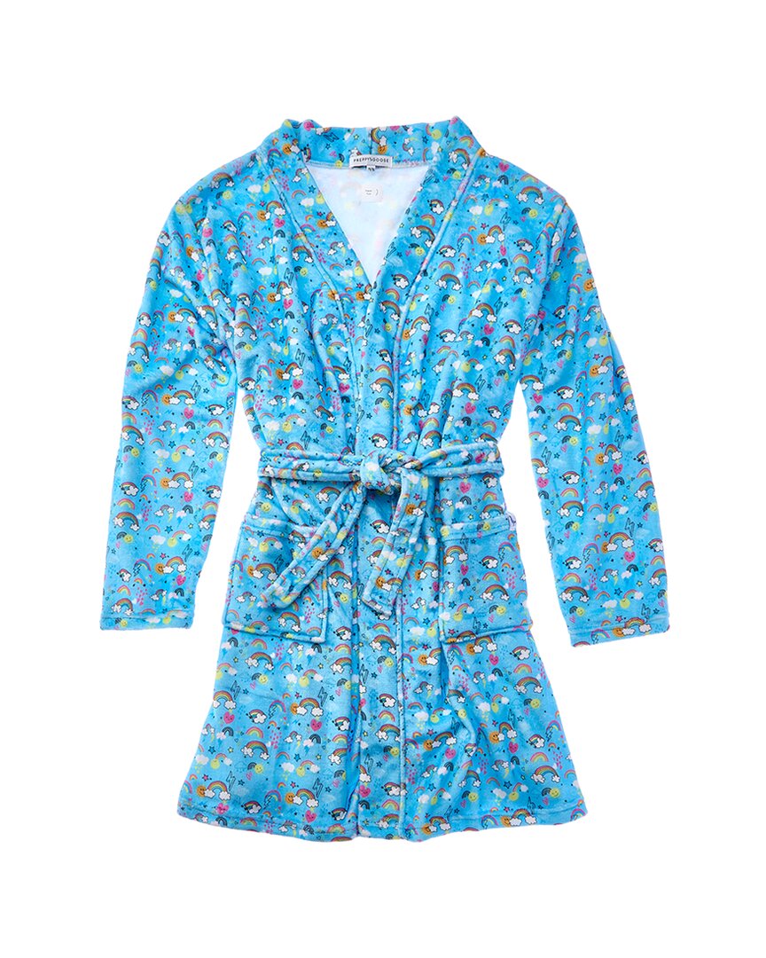 Preppy Goose Plush Bathrobe