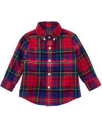 Janie and Jack Janie And Jack Tartan Flannel Shirt