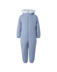 Rachel Riley Rachel Riley Blue Faux Fur Trim Snowsuit