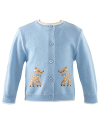 Rachel Riley Rachel Riley Blue Fawn Cardigan