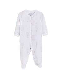 Babycottons Robin Footed Pajama Pink