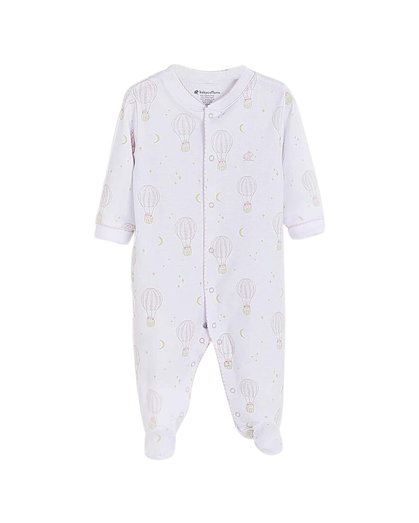 Babycottons Robin Footed Pajama Pink