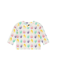 Monica + Andy Long Sleeve Slub Jersey Crewneck Tee