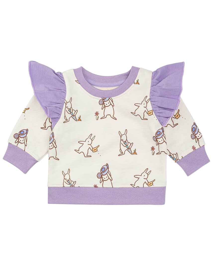 Monica + Andy Double Ruffle Sweatshirt
