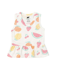 Monica + Andy Racerback Peplum Tank
