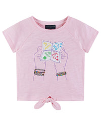Andy & Evan Raglan Knot Detail T-Shirt