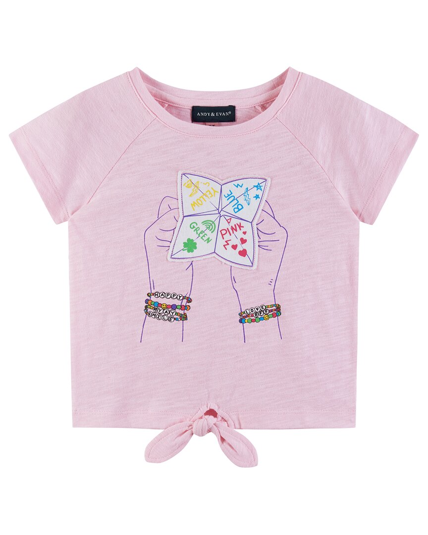 Andy & Evan Raglan Knot Detail T-Shirt