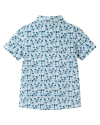 Andy & Evan Mini Palms Button-Down Shirt
