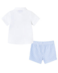 Andy & Evan Andy & Evan 4Pc Vest Short Set