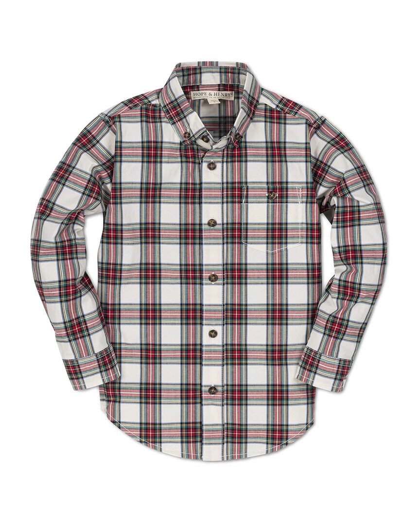 Hope & Henry Poplin Shirt