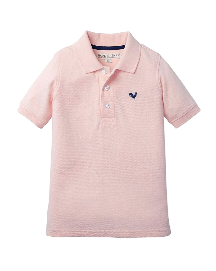Hope & Henry Pique Polo Pink-Pink 6 - 9 M