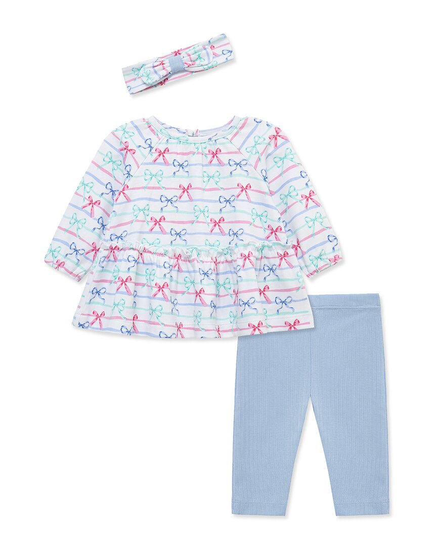 Little Me Ribbons Tunic Set Headband