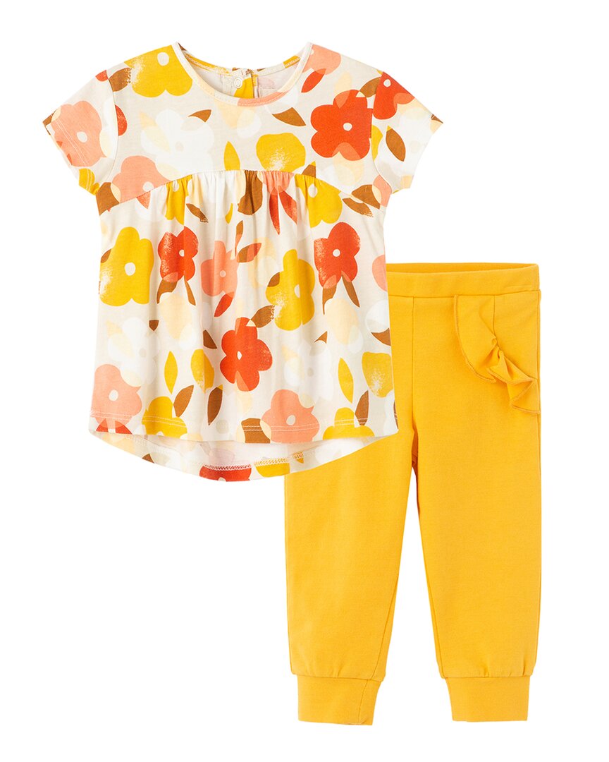 Peek Kids Avery Allover Print Pant Set Multi 3 - 6 M