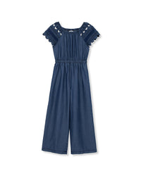 Habitual Wide Leg Jumpsuit Blue