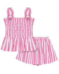Habitual Smocked Top Short Set