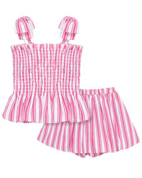 Habitual Smocked Top Short Set