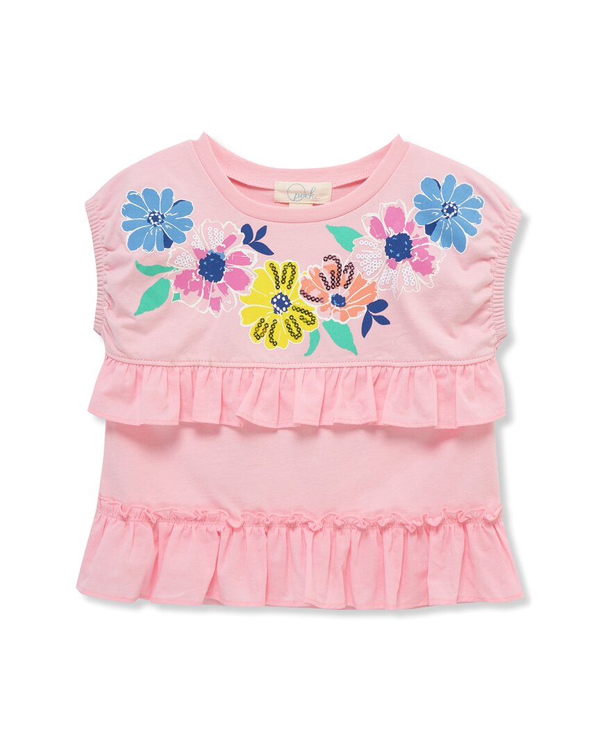 Peek Kids Sequin Ruffle Tee