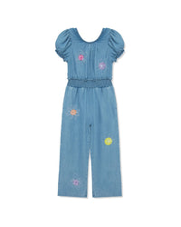 Peek Kids Sketchy Flowers Jumpsuit