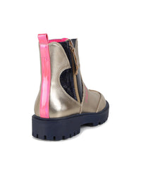 Billieblush Sequin Heart Metallic Boot