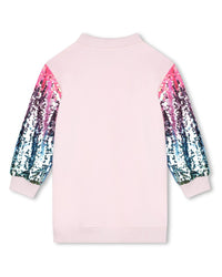 Billieblush Sequin Sleeve Sweater Dress