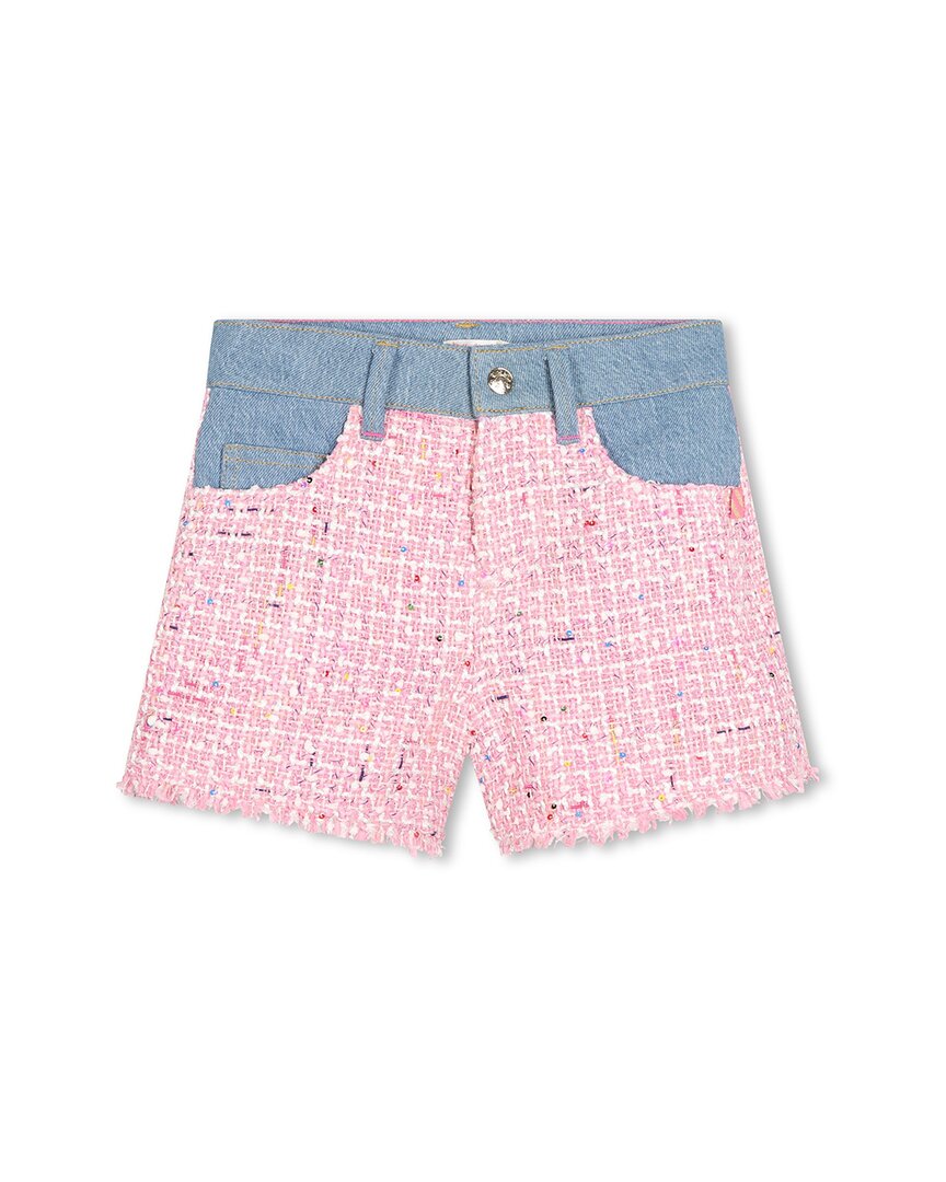 Billieblush Tweed Denim Short