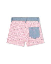 Billieblush Tweed Denim Short