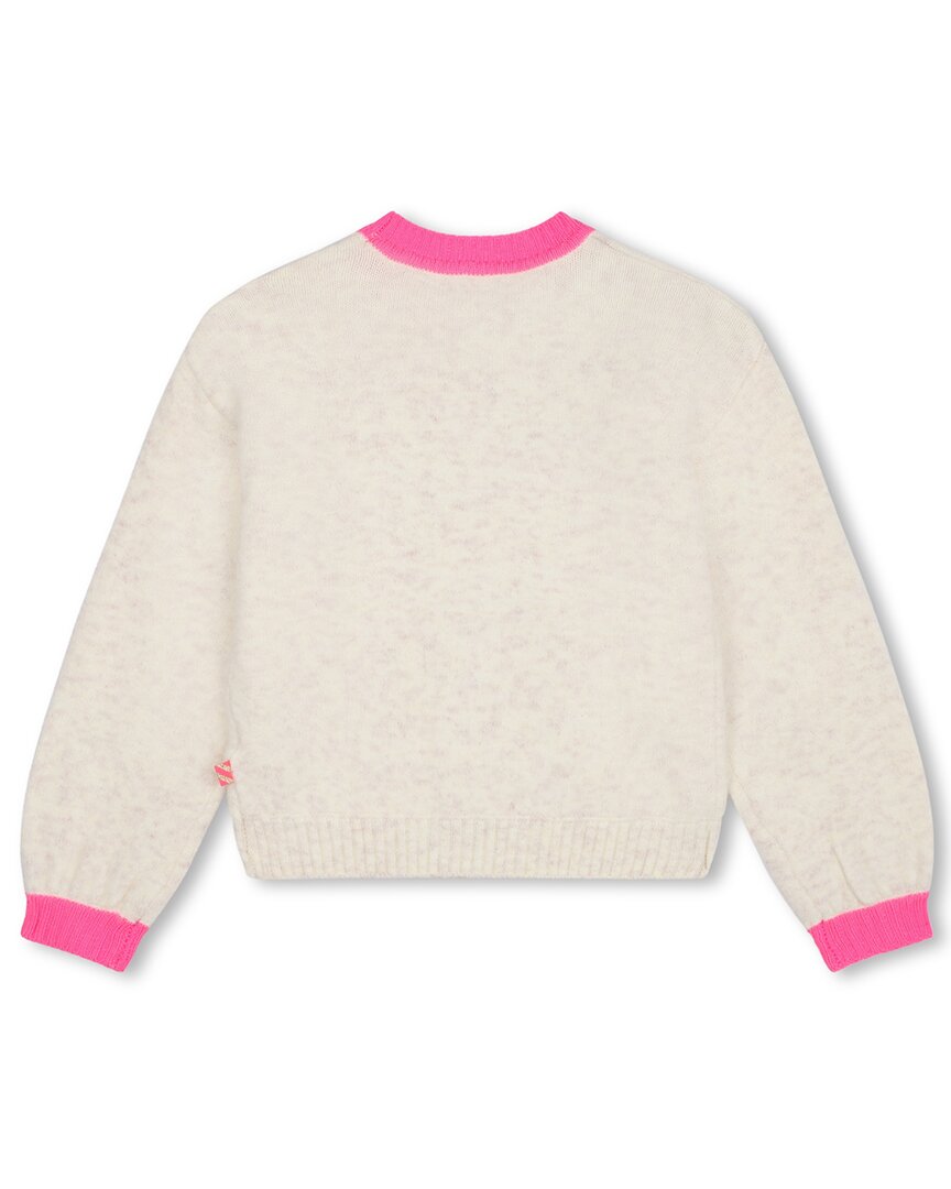 Billieblush Sequin Heart Applique Sweater