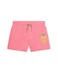 Billieblush Ice Cream Graphic Short 3T Pink