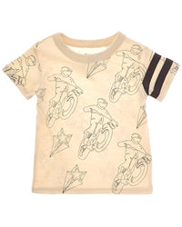 Chaser Moto Star T-Shirt White 4T