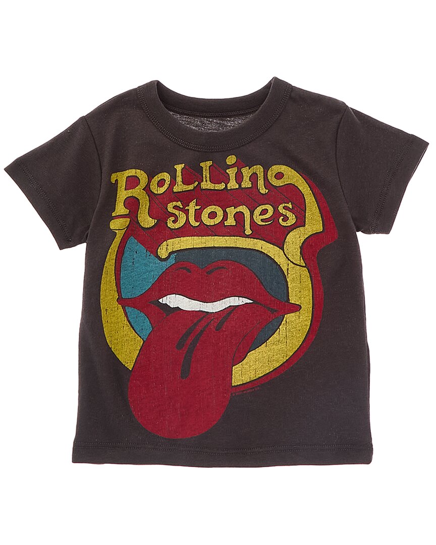 Chaser Rolling Stones Retro Logo T-Shirt Black