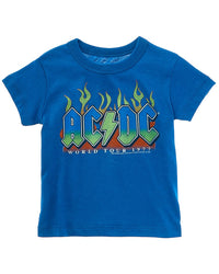 Chaser Ac/Dc World Tour T-Shirt Blue
