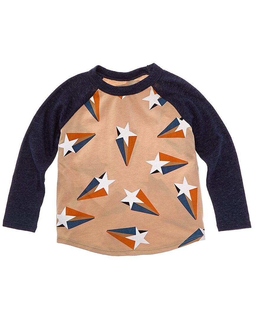 Chaser 3D Stars Raglan T-Shirt Brown Multi 4T