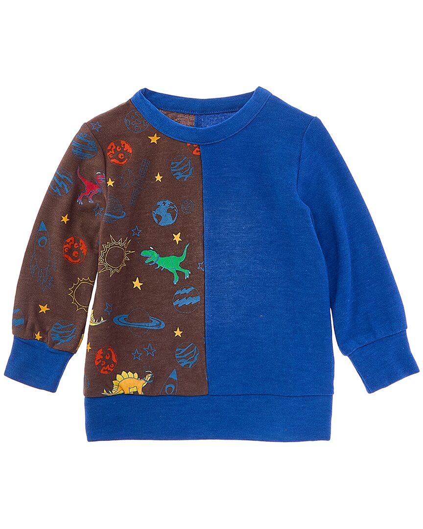 Chaser Space Dinosaurs Pullover Blue 2T